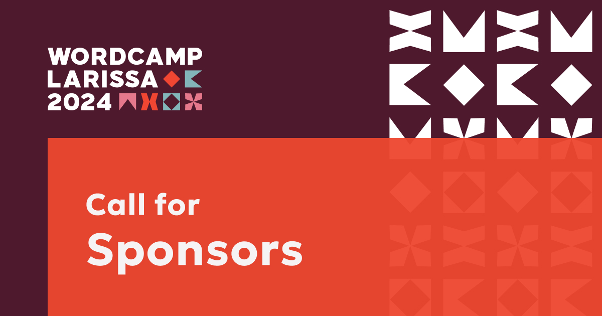 Sponsor spots are running out!